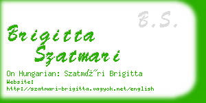 brigitta szatmari business card